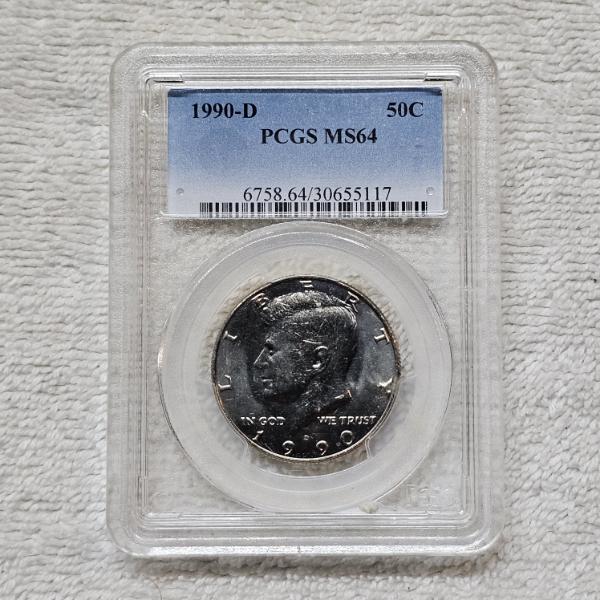 1990-D PCGS MS64 Kennedy Half Dollar