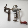Image 1 : Antique Vice Clamp Tool & Antique "Merit No. 15" Meat Grinder