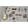 Image 3 : Assorted Costume Jewelry Including Cameo Pendants 