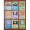 Image 1 : NINE Assorted Vintage Pokemon Trading Cards Including Fossil & Base Set - Dragonite, Lapras & More!