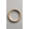 Image 4 : 14K Yellow Gold Domed Wedding Band - Size 7.5 - Weight: 7.3g