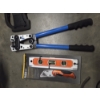 Image 4 :  5 Gallon Bucket With Chicago Plate Joiner, Axe, Hatchet, Mini Pry Bar And More