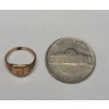 Image 5 : 10K Yellow Gold Pendant Ring With A Letter "J" - Weight: 1.0g