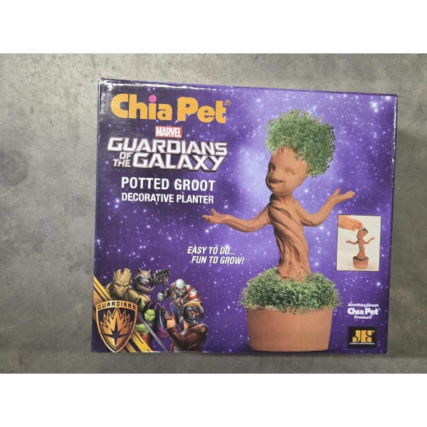 New In Box Marvel Chia Pet Kit 