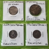 Image 11 : Large Green Binder with Many Assorted World Coins: Italy, Brazil, Columbia, Spain, & More! 