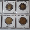 Image 7 : Binder Page of Assorted Years Canadian Quarters, $2 Coins, & $1 Coins