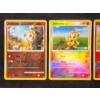 Image 3 : Three Assorted Reverse Holo Chimchar Vintage Pokemon Trading Cards Including Burger King Promo 