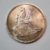 Image 1 : Seated Liberty Design One Troy Ounce .999 Fine Silver Round