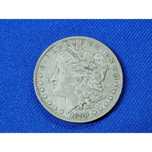 1890- O Morgan Silver Dollar
