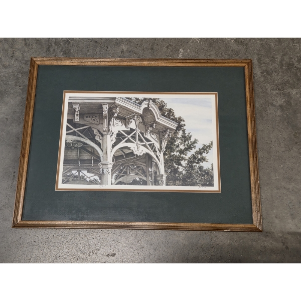 Signed Don Fusco "Rural Winter" Professionally Framed 24''x32'' Painting