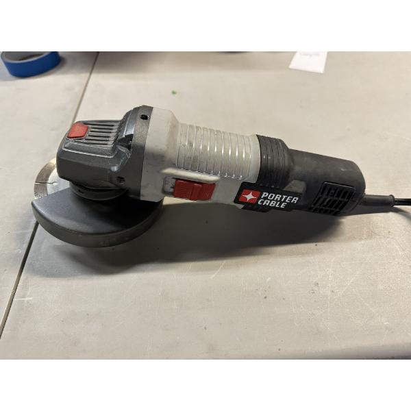 Porter Cable Grinder w/ Discs and Toolbox - Tested and Works