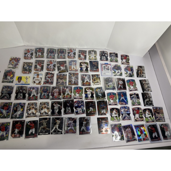Huge lot of Baseball Cards!! All in Protective Clear Cases - Includes Guardians - Padres