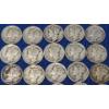 Image 5 : 1912 Barber Silver Dime & Assorted Years Silver Mercury Dimes - Face Value: $2.90