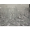 Image 3 : 14 Crystal Wine Goblets - ~ 6 inches tall - Beautiful Glasses