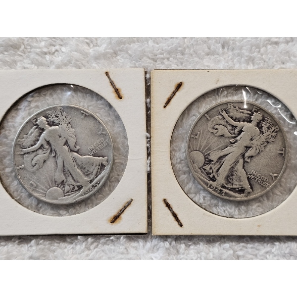 90% Silver United States Half-Dollar Assortment (Walking Liberty) - AFV: $1.00