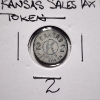 Image 2 : Eight Assorted State Tax Tokens Including Kansas, Illinois, Arizona, Washington Missouri & Utah!