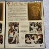 Image 4 : 1998 McGwire & Sosa Breaking the Home Run Record Commemorative Portfolio ft. 2 22k Gold-Foil Cards