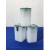 Image 1 : 3 Heavy Duty Silver Eagle Plastic Coin Storage Tubes - Holds Dollar Coins - Great Condition!