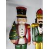 Image 2 : 3 Outdoor Metal Christmas/Holiday Nutcracker Yard Stakes - Approx. 30in Tall