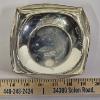 Image 2 : RARITY!!! Vintage High Percentage Indonesian Silver Square Footed Bowl 5.5" - 107.0g