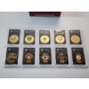 Image 2 : The Bradford Exchange Mint "The Complete NFL Gold Dollar Collection" - Set of 10 Coins