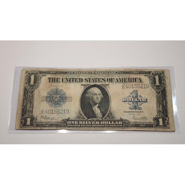 Series 1923 $1 "Horse Blanket" Silver Certificate Note With Speelman & White Signatures - FV: $1.00