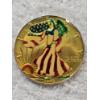 Image 2 : One Ounce Colorized .999 Fine Silver American Eagle Round in Box 