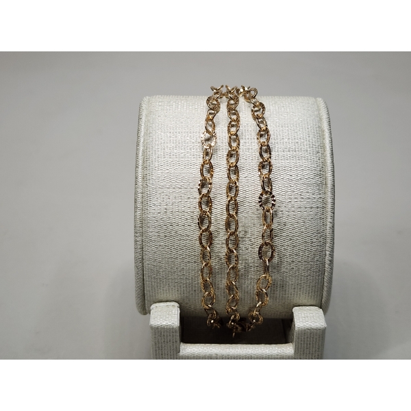 Gorgeous 10K Gold Oval-Link 7" Bracelet Total Weight: 3.0g