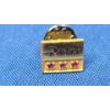 Image 2 : Gold Filled Parker Hannifin 15-year Service Award Pin With Rubies & Hands of God Gold Filled Pin