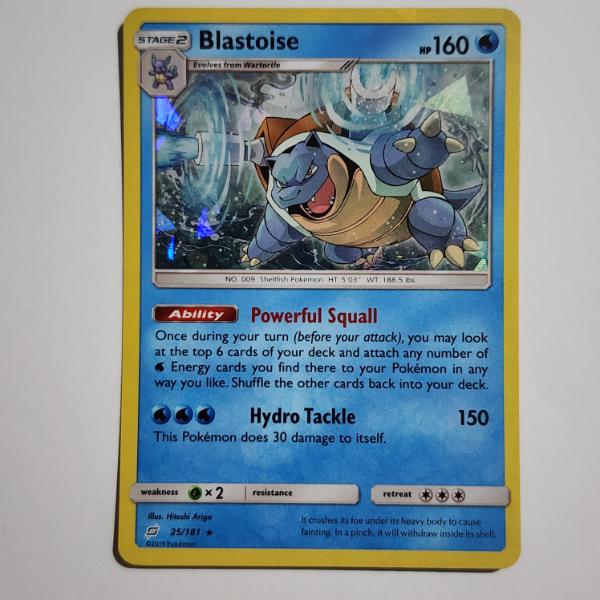 Blastoise 25/181 Holo Rare Pokemon Trading Card