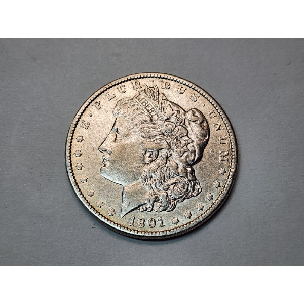 1891 Morgan Silver Dollar - 90% Silver - Excellent Condition