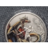 Image 3 : 2020 Niue $5 2 Oz Silver Colorized Dragon Round 