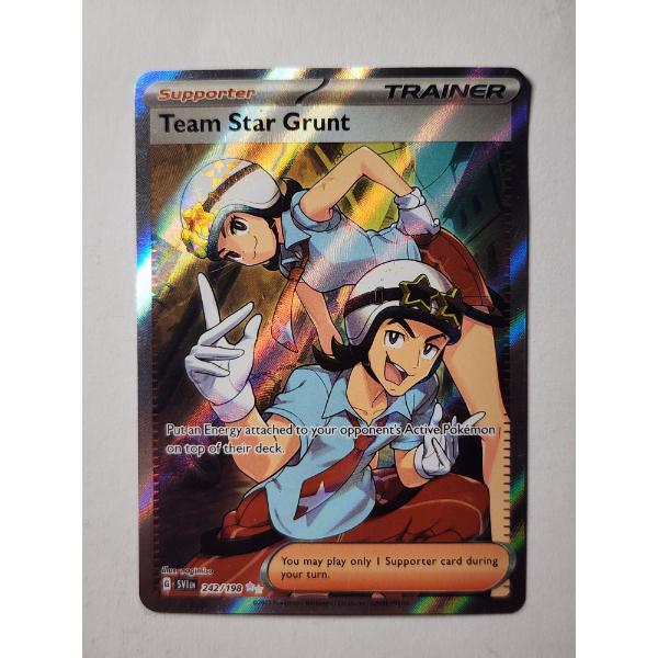 Team Star Grunt 242/198 Holo Rare Pokemon Trading Card
