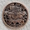 Image 2 : 1 oz .999 Fine Copper Cryptid Creatures Abominable Snowman Round