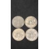 Image 2 : (4) 1964 90% Silver Kennedy Half Dollars - Face Value: $2.00