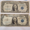 Image 4 : Six Assorted United States $1 Blue Seal Silver Certificates FV: $6.00