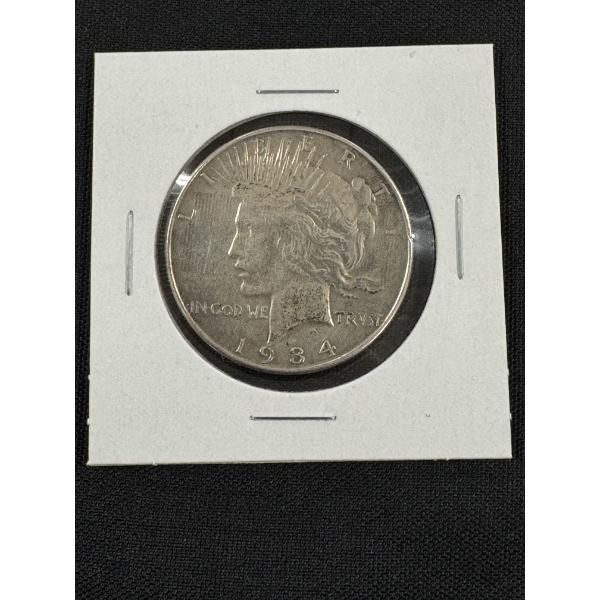 1934 United States Peace Silver Dollar - Exceptional Condition