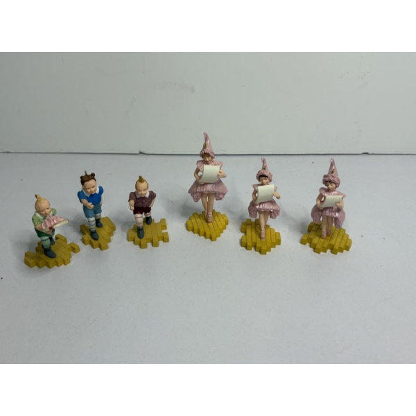 Lollipop Guild Puzzle Piece Figurines - Hallmark 1999