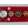 Image 7 : 1963 U.S. Proof Set Including 90% Silver Half Dollar, Quarter, Dime 