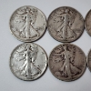 Image 2 : Eight Assorted Years United States 90% Silver Walking Liberty Half Dollars - Face Value: $4.00