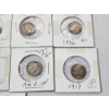 Image 5 : x17 Assorted Years 90% Silver Mercury Dimes FV: $1.70