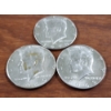 Image 3 : Three 40% Silver United States Kennedy Half Dollars ~ $1.50 Face Value