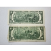 Image 4 : x2 U.S. 1976 $2 Banknotes Including 1976 Postmarked Collectible Note