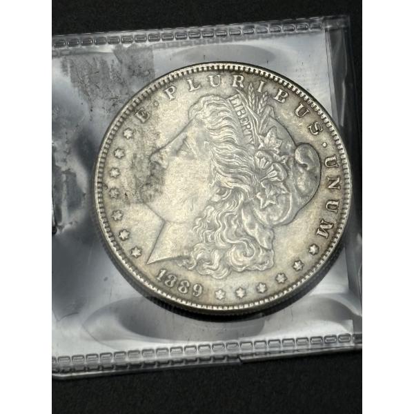 1889 Morgan Silver Dollar - 90% Silver - Mintage 21,726,000
