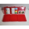 Image 2 : x3 Red 5x5" P-100 Ammunition Storage Flip Top Cases