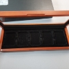 Image 2 : Nice Wooden Glass-Top Coin Slab Storage Case - Holds 5 Standard Slabs
