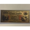 Image 1 : National Currency $10 Gold Note - Bismark .999 24k Gold In Protective Holder - Mint Condition