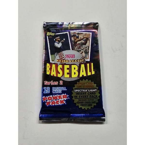1995 Topps MLB Series 2 Trading Cards - Unopened Sealed Pack (13 Cards)