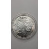 Image 1 : 1 Troy Ounce .999 Fine Silver Buffalo Elemetal Mint Round In Coin Capsule - Mint Condition!