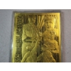 Image 2 : "The First Five Hall of Famers" 22K Gold Baseball Card: Ruth, Cobb, Wagner, Mathewson, Johnson